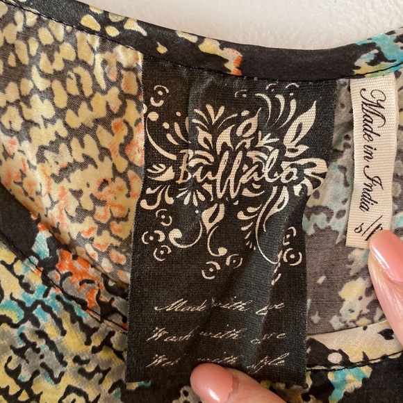 Buffalo Silk Dress Sz Small - Picture 3 of 7